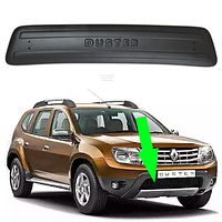 Зимняя заглушка на решетку бампера утеплитель на авто RENAULT DUSTER 2010 - низ