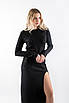 Плаття з розрізом чорне 83028 (2000000121550), фото 6