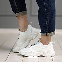 Кроссовки белые женские спортивные демисезонные кроссы Stilli Adwear Кросівки білі жіночі спортивні