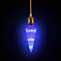 Лампа светодиодная синяя 2W E27 декоративная Horoz Electric PINE