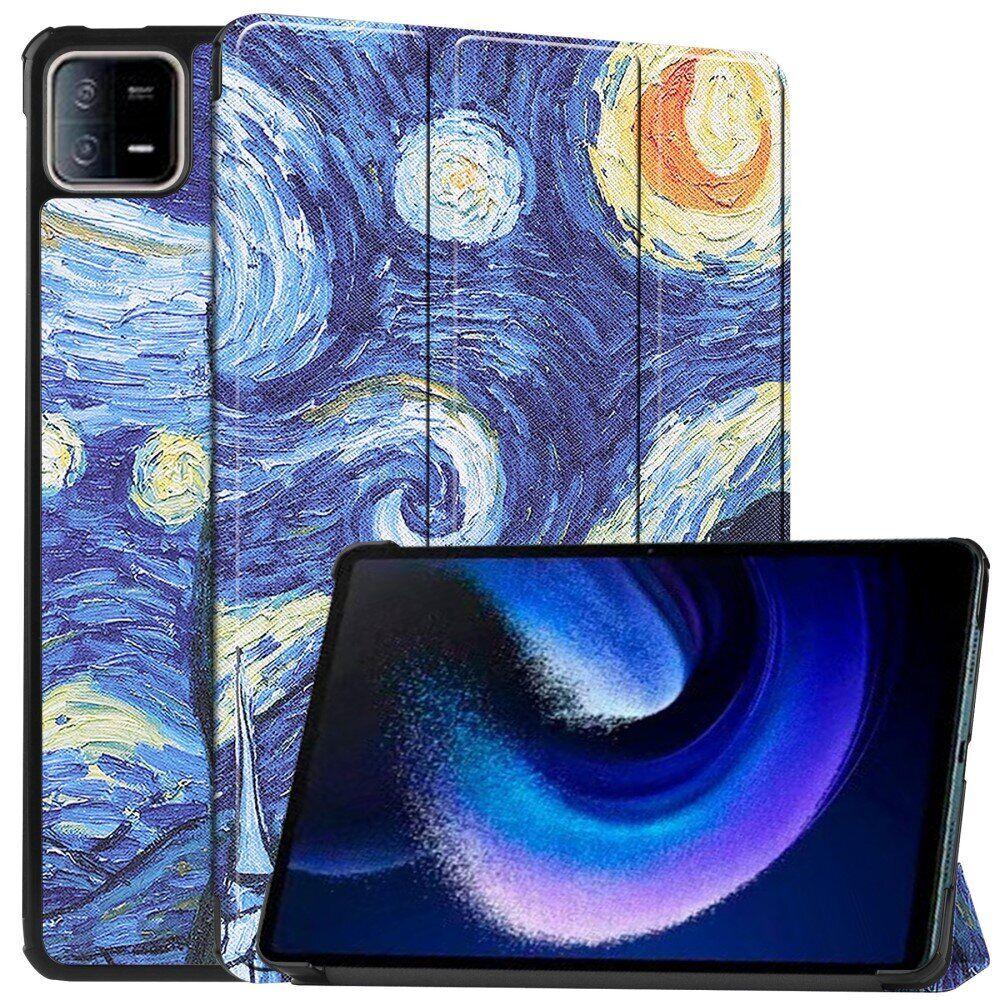 Чохол книжка Crazy Horse на Xiaomi Mi Pad 6 (11") / зоряна ніч