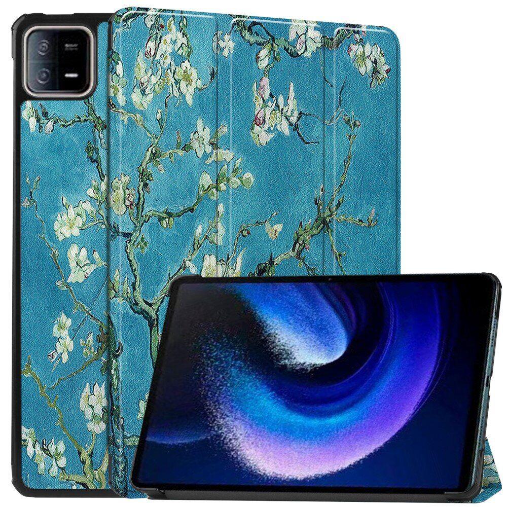 Чохол книжка Crazy Horse на Xiaomi Mi Pad 6 (11") / flowers