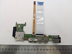 Плата USB, audio, cardreader Asus Eee PC 1015, 1015PZ IO BOARD