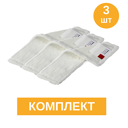 Моп 40см плоский з мікрофібри кишені/стрічки Мопи для швабр мікрофібра моп для швабри 40 см змінні ганчірки, фото 1