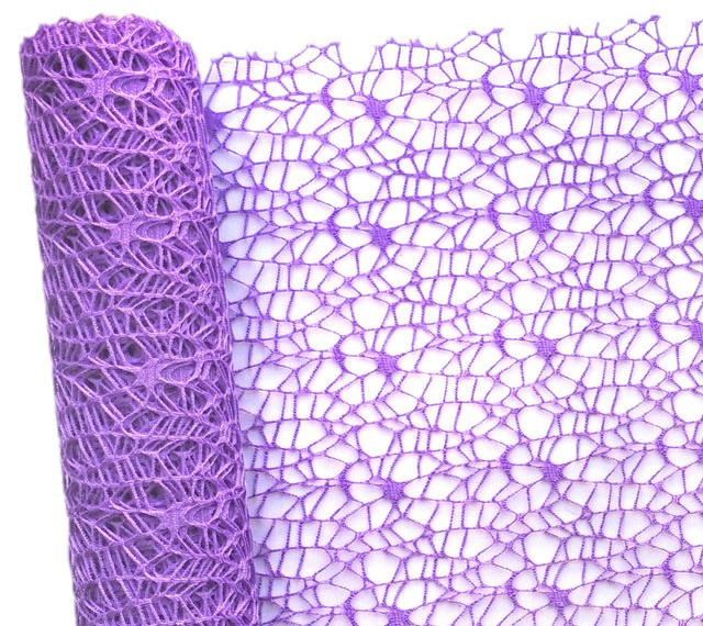 Сітка флорична Poly net 1 бузкова 53 см х 5 ярдів