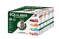 Влажный корм для взрослых и стерилизованных кошек Equilibre & Instinct 24 шт. по 85 г