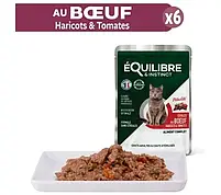 Вологий корм для дорослих та стерилізованих кішок Equilibre & Instinct 24 шт. по 85 г, фото 4