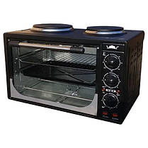 Електродуховка VOV VEOHP-30L, із 2 камфорною варильною поверхнею, фото 2