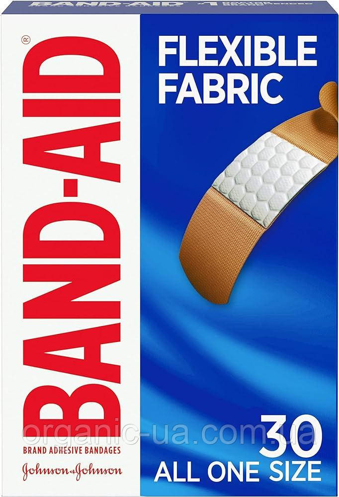 Band Aid, Лейкопластирні пов'язки, гнучка тканина, 30 пов'язок