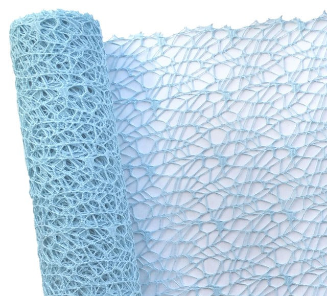Сітка флорична Poly net 1 блакитна 53 см х 5 ярдів, фото 1