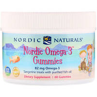 Жирные кислоты Nordic Naturals Омега-3, Вкус Мандарина, Omega-3, 60 жевательных конфет (NOR-30130)