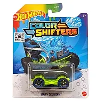 Hot Wheels Color Shifters Dairy Delivery. Машинка Хот Вілс, що змінює колір. Фургон доставки