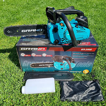 Чехия. Одноручна бензопилка Grand БЖ-3500 (Сучкоріз), фото 1