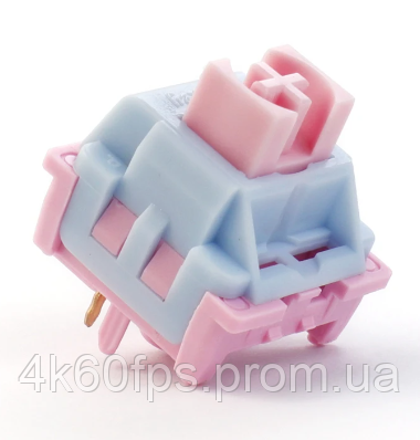 Линейные механические переключатели клавиатуры Philikey Pink 35g (10 ...