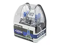 Комплект галогеновых ламп Sho-Me H3 4300K +120
