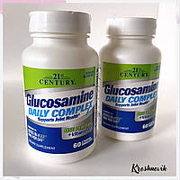 21 century Glucosamine daily complex, глюкозамін щоденний комплекс, 60 капсул
