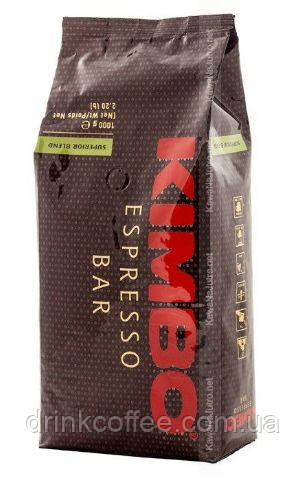 Кава Kimbo Espresso Superior Blend, 70% Арабіка, 30% Робуста, зерно, Італія, 1кг.