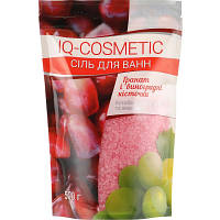 Соль для ванн IQ-Cosmetic Гранат и виноградные косточки 500 г (4820049382488) h