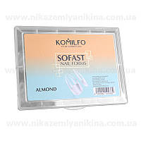 Гелеві типи Komilfo SomFast Nail Forms,ALMOND 240 шт