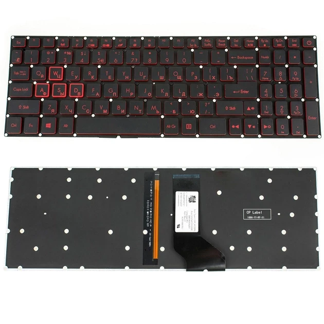 Клавіатура для ноутбука Acer Nitro 5 AN515-41 AN515-42 AN515-51 AN515-52 AN515-53 підсвічування клавіш