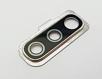 Стекло камеры Samsung A70 (SM-A705) серебро Сервисный оригинал с разборки