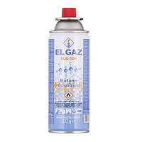 Баллон-картридж газовый одноразовый цанговый EL GAZ ELG-500 бутан 227г (104ELG-500)