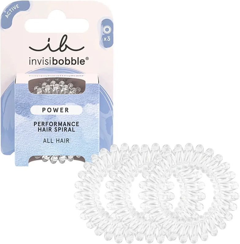 Гумка-браслет для волосся Power Crystal Clear Invisibobble