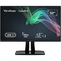 Монитор 31.5" ЖК ViewSonic VP3256-4K IPS/3840х2160 безрамочный/поворотный экран Черный