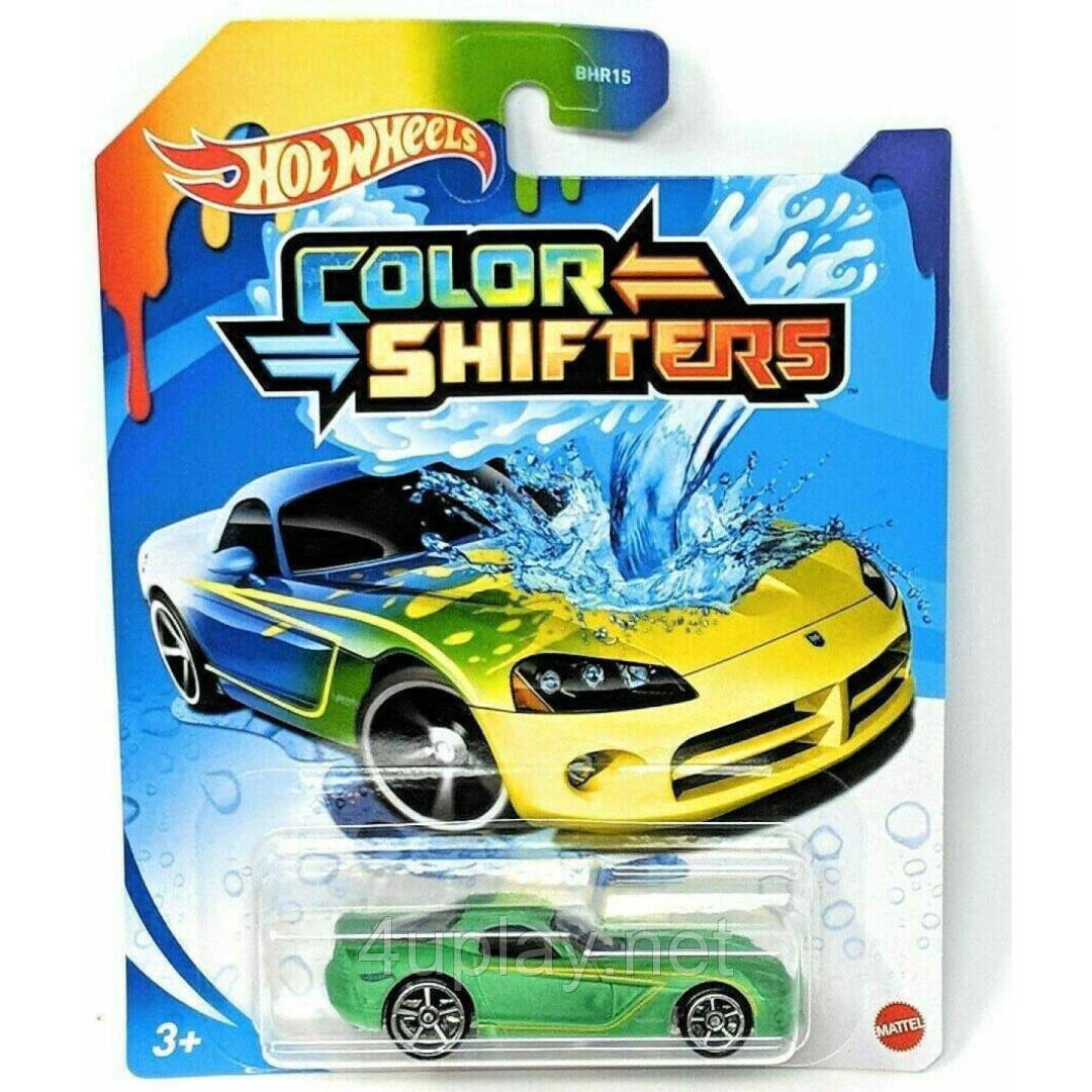 Hot Wheels Color Shifters Dodge Viper. Машинка Хот Вілс, що змінює колір. Додж Вайпер