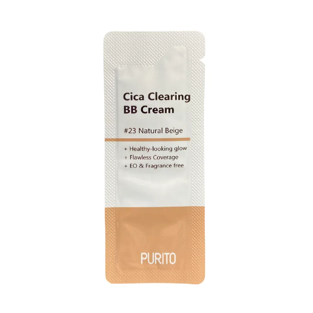 Пробник ВВ крему з екстрактом центели Purito Cica Clearing BB Cream #23, 1 мл