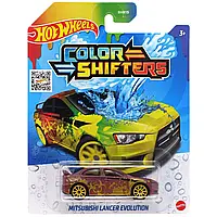 Hot Wheels Color Shifters Mitsubishi Lancer Evolution. Машинка Хот Вілс, що змінює колір