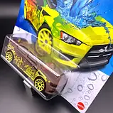 Hot Wheels Color Shifters Mitsubishi Lancer Evolution. Машинка Хот Вілс, що змінює колір, фото 3