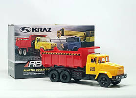 Машинка Автопром Краз Самоскид жовто-червоний KR-2202-10A