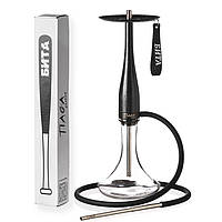 Кальян Tiaga Hookah Бита Black на колбі Craft Clear 70 см