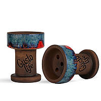 Чаша Gusto Bowls Rook Classic Blue and Red