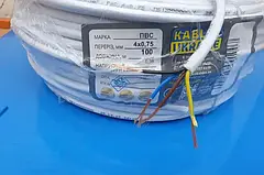 Кабель, провід ПВС 4х0.75 Одеса Каблекс (кратно 5м)