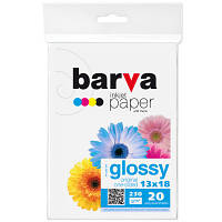 Фотобумага Barva 13x18, 230g/m2, Original Glossy, 20л (IP-C230-344) c