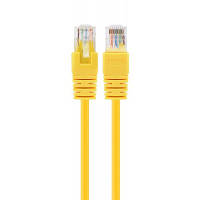 Патч-корд 0.5м UTP cat 6 CCA yellow Cablexpert (PP6U-0.5M/Y) c