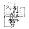 Гальмо накату V-подібне Knott-AUTOFLEX KF13-C 6J2523.102, фото 2