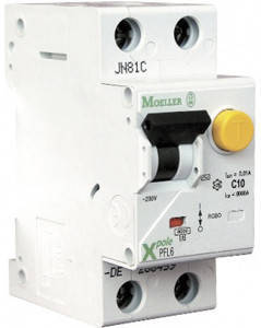 Диференціальний автомат Eaton/Moeller PFL6-32A 1р+N "C" 30 mA