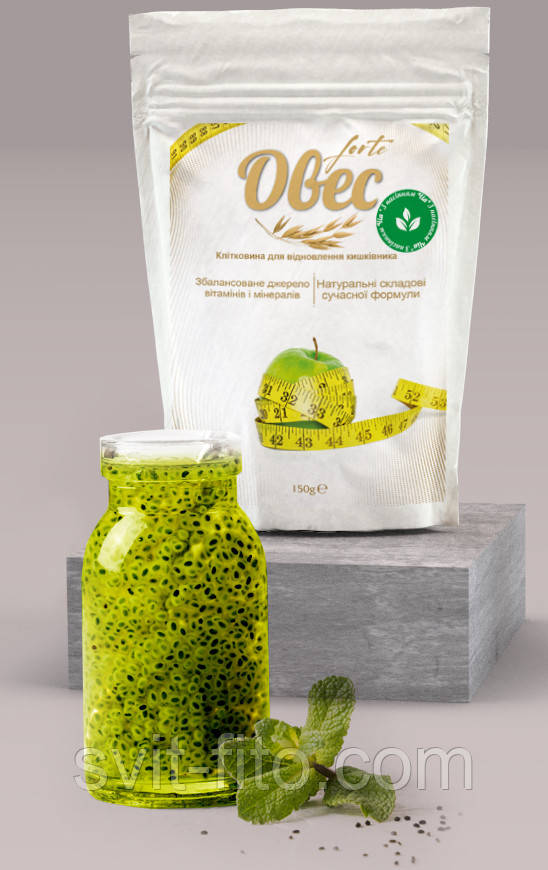 Клітковина Овес Форте з насінням Чіа 150г, фото 1
