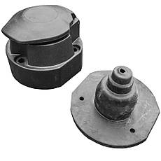 Розетка Bakker 13 pin пластикова 303513, фото 2