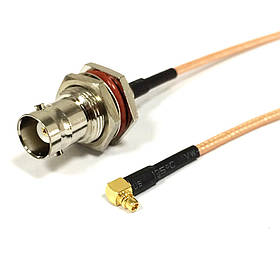 Антенний перехідник RG316DS BNC FEMALE до MMCX MALE
