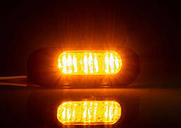 Мигалка Fristom FT-210 LED оранжевого кольору, фото 3
