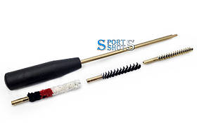 Набір К-Шомпол для чищення зброї травматичної, ZIP пак (латунь, синтетика, пуховик) 06014 JGR