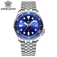 STEELDIVE SD1996 42MM 20ATM(200M) (В СТИЛЕ SEIKO SKX007) NH35A BLUE DIAL