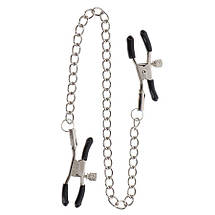 Затискачі на соски Adjustable Clamps with Chain, фото 5