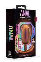 Анальна пробка із зміщеним центром тяжіння Blush Anal Adventures Matrix силіконова, рожеве золото, фото 4