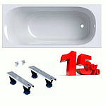 Ванна акрилова 170х75 Geberit Soana Slim rim Швейцарія, фото 5