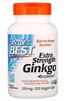 Пищевая добавка Doctor's BEST Extra Strength GINKGO 120 mg 120 капсул